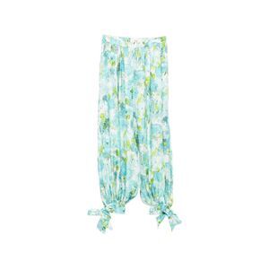 Chloé Women Printed Silk Trousers